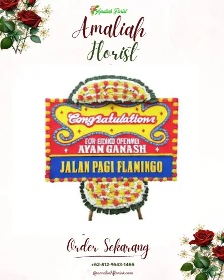 Sewa Papan Bunga Mahendra
